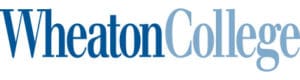 A blue and white logo for the boston globe.