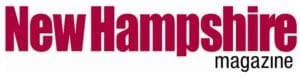 A red and white logo for the company lampman.